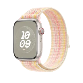 45mm Starlight/Pink Nike Sport Loop