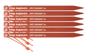 Big Agnes Dirt Dagger UL 6.75" Tent Stakes