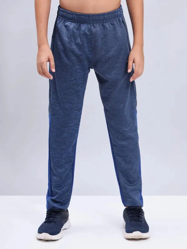 Boys Melange Slim Fit Trackpants with TECHNO GUARD