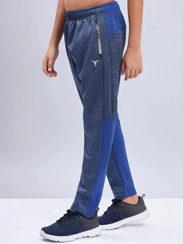 Boys Melange Slim Fit Trackpants with TECHNO GUARD