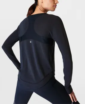 Breathe Easy Long Sleeve Top Sb9122 Navy-Blue