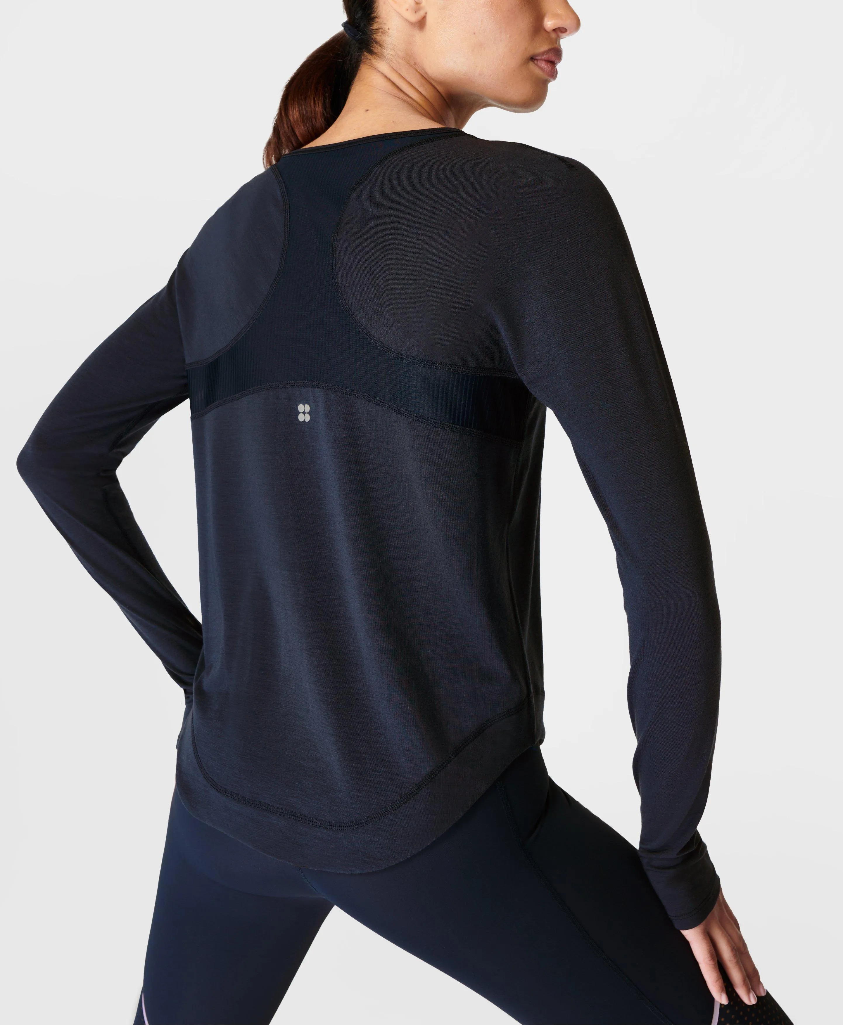 Breathe Easy Long Sleeve Top Sb9122 Navy-Blue