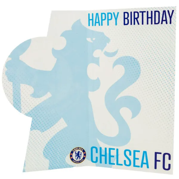 Chelsea FC Crest Birthday Card