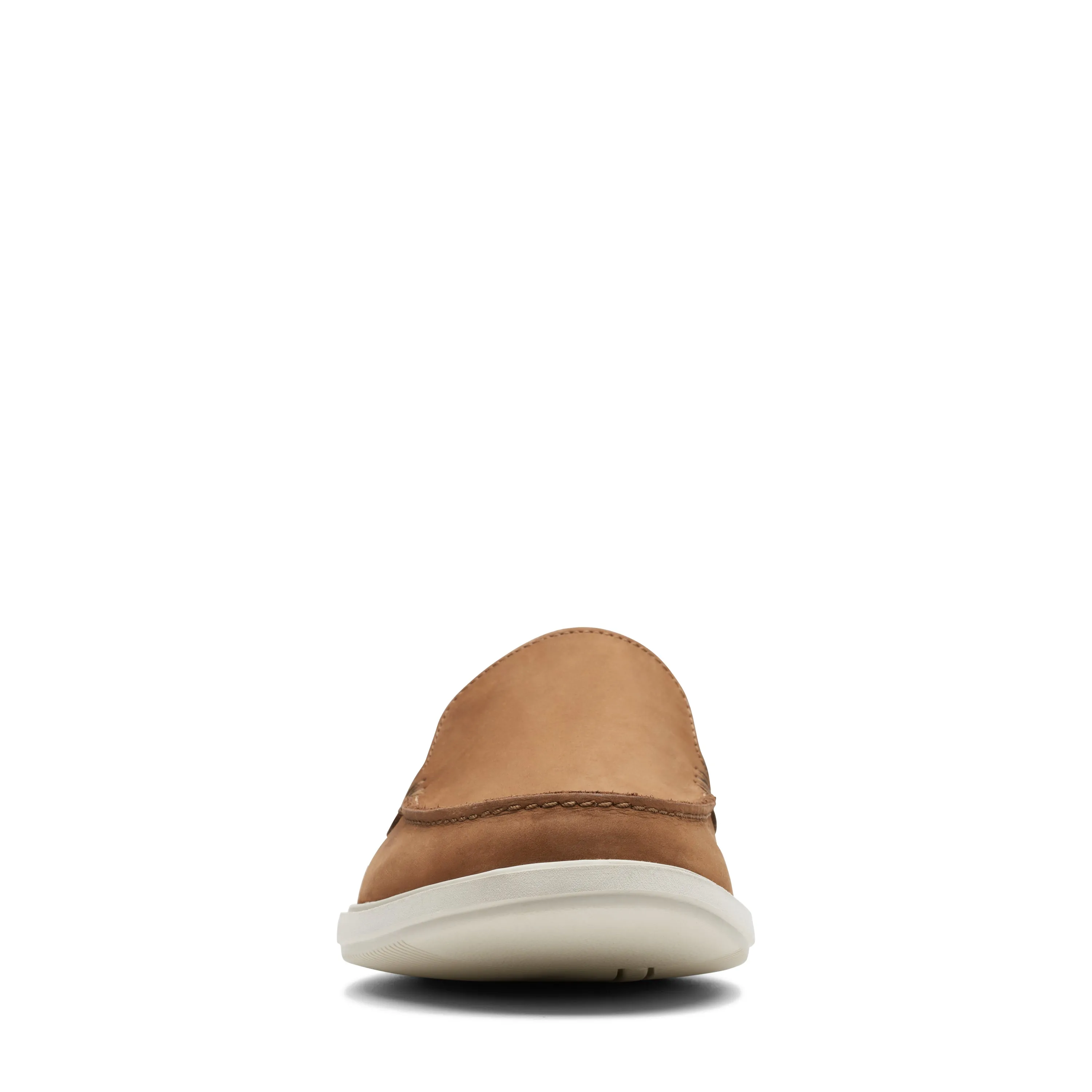 Clarks Bratton Loafer Dark Tan Nubuck