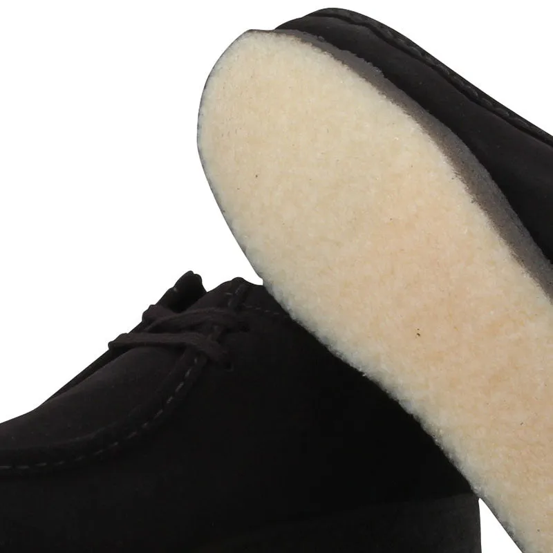 Clarks Wallabee Suede Dame I Sort