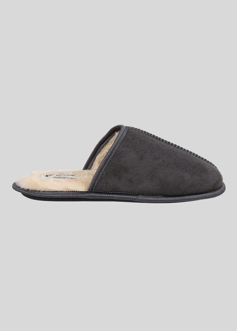 Country Club Men's Mule Slipper - Grey