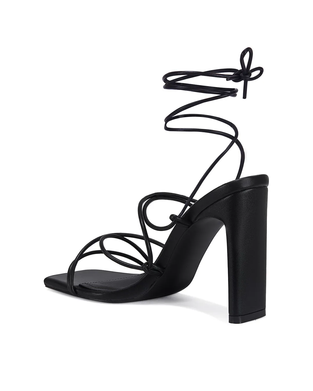 Eden Lace Up High Heel