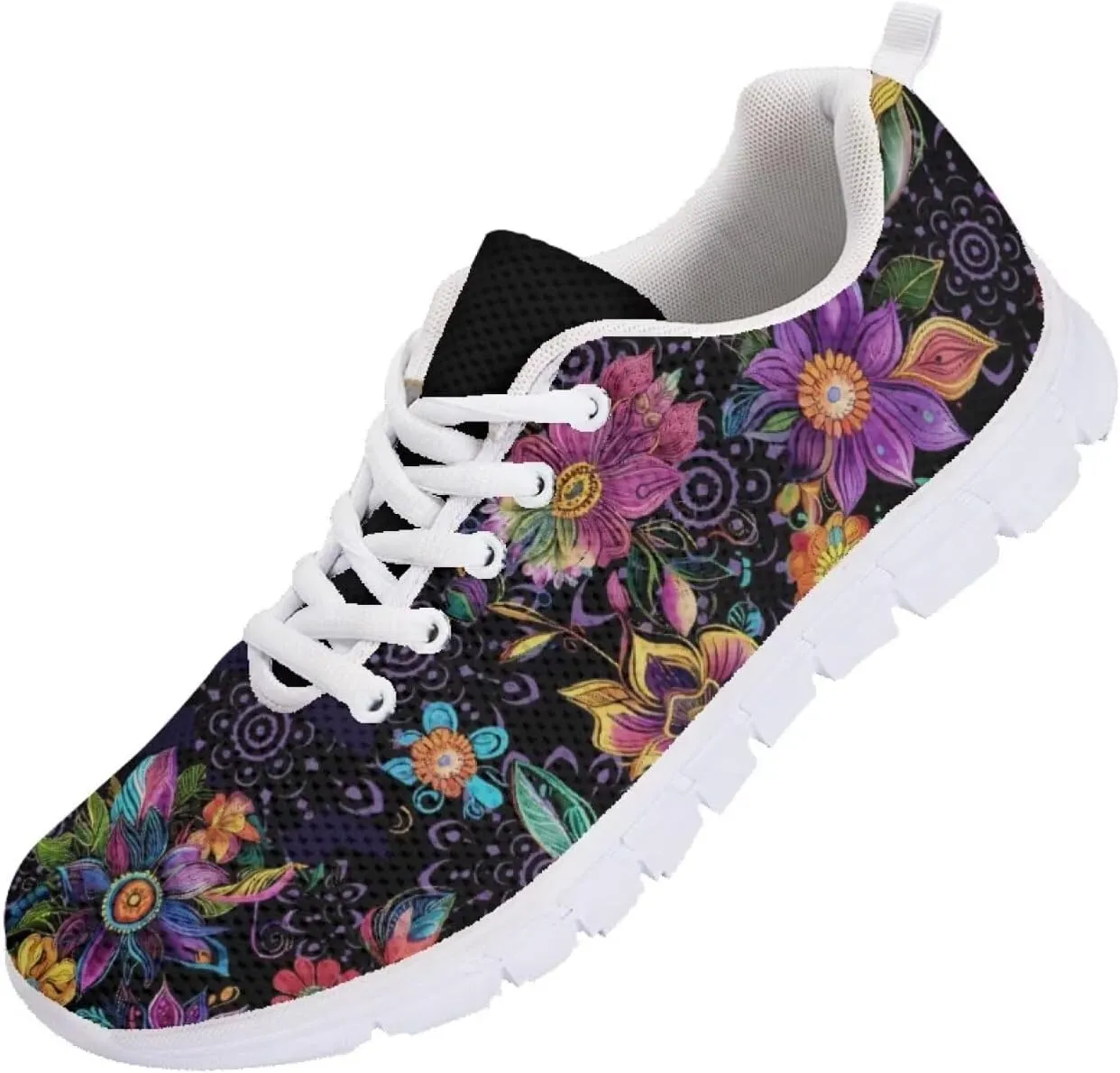 Forchrinse Mexico Splash Ink Sneakers Unisex National Walking Tennis Shoes for Women Men Festival Sneakers Lightweight