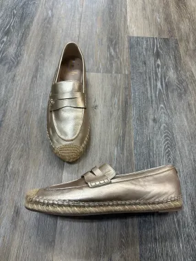 Gold Shoes Flats Sam Edelman, Size 8.5