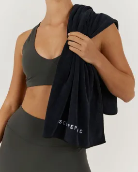 GYM TOWEL - BLACK