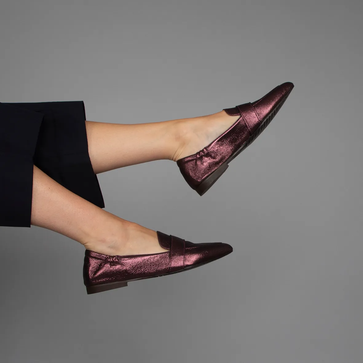 Hannah Wine Metallic