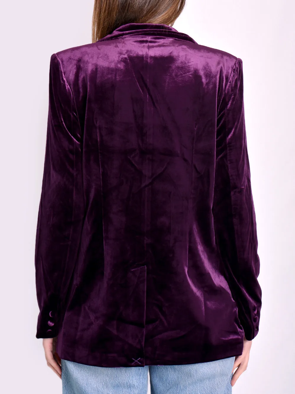 Luxurious Hansen & Gretel Clarrie Velvet Blazer Jacket