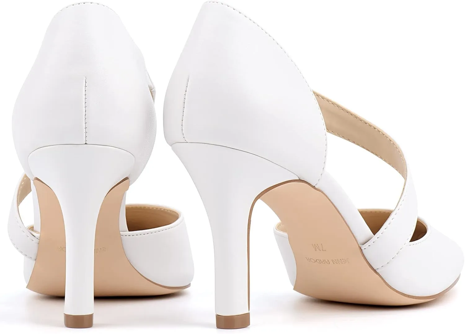 JENN ARDOR Women's High Heels Closed Pointed Toe Heels 3 inch Stilettos Heels Pumps