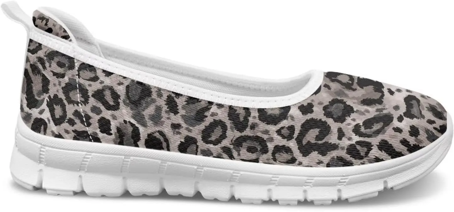 Ladies Slip on Loafer Shoes Womens Flats Shoes Ballet Pregnant Women Work Casual Comfortable White Sole