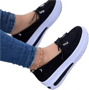Ladmiple Shoes For Women Sneakers Trendy Slip on Canvas Walking Shoes Fashion Casual Summer Comfortable Flats Loafers