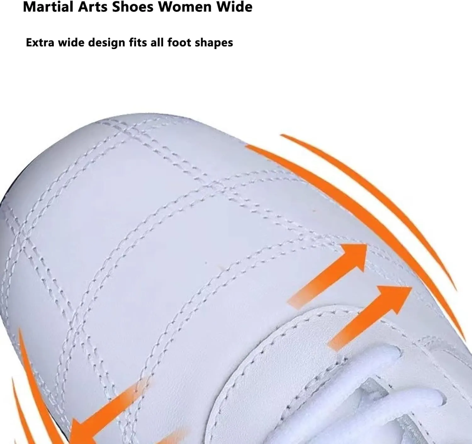 Lightweight Tai Chi Martial Arts Shoes for Men Women ，Breathable Leather Mens Kung Fu Tai Ji Training Sneakers ，Non-Slip Ladies Karate Taekwondo Boxing Shoes