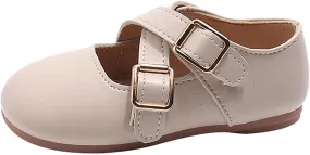 Little Girls Mary Jane School Uniform Shoes Buckle Strap Dress Flats Moccasins Toddler Princess Girls Dress Shoes