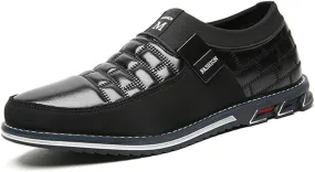 Mens Business Casual Loafers Shoes for Male Lace-up Stylish Work Office Working Oxfords