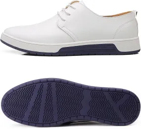 Men's Casual Oxford Shoes Lace-up Dress Shoes Comfortable Fashion Sneakers