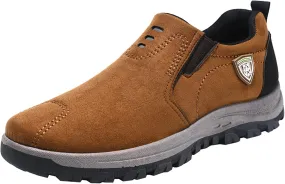 Men's Suede Fashion Slip-on Loafers Comfortable Moccasins Boat Shoes Casual Penny Driving Loafers Casual Walking Shoes Dress Comfortable for Work