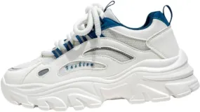 Men's Trendy Chunky Shoes, Comfy Non Slip Up Casual Sneakers Outdoor Activities