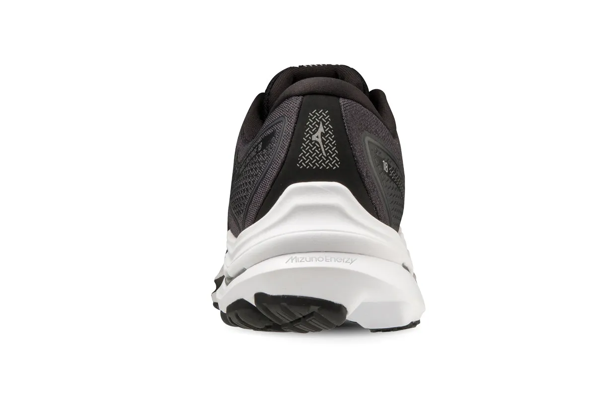 Mizuno Wave Inspire 18 2E Black/silver/ebony Mens