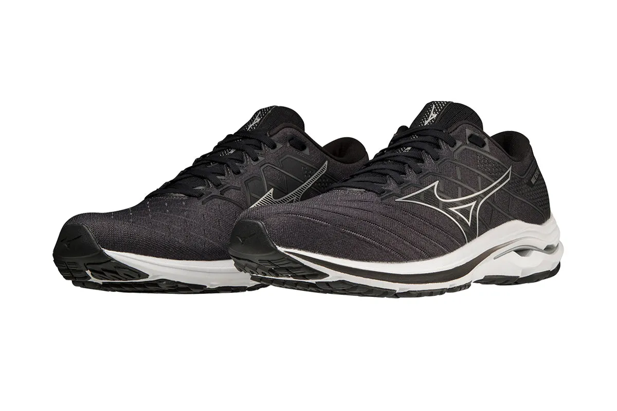 Mizuno Wave Inspire 18 2E Black/silver/ebony Mens