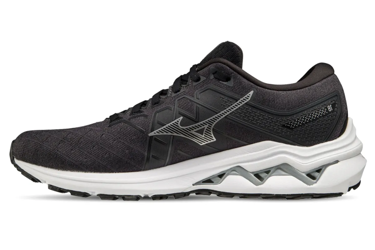 Mizuno Wave Inspire 18 2E Black/silver/ebony Mens