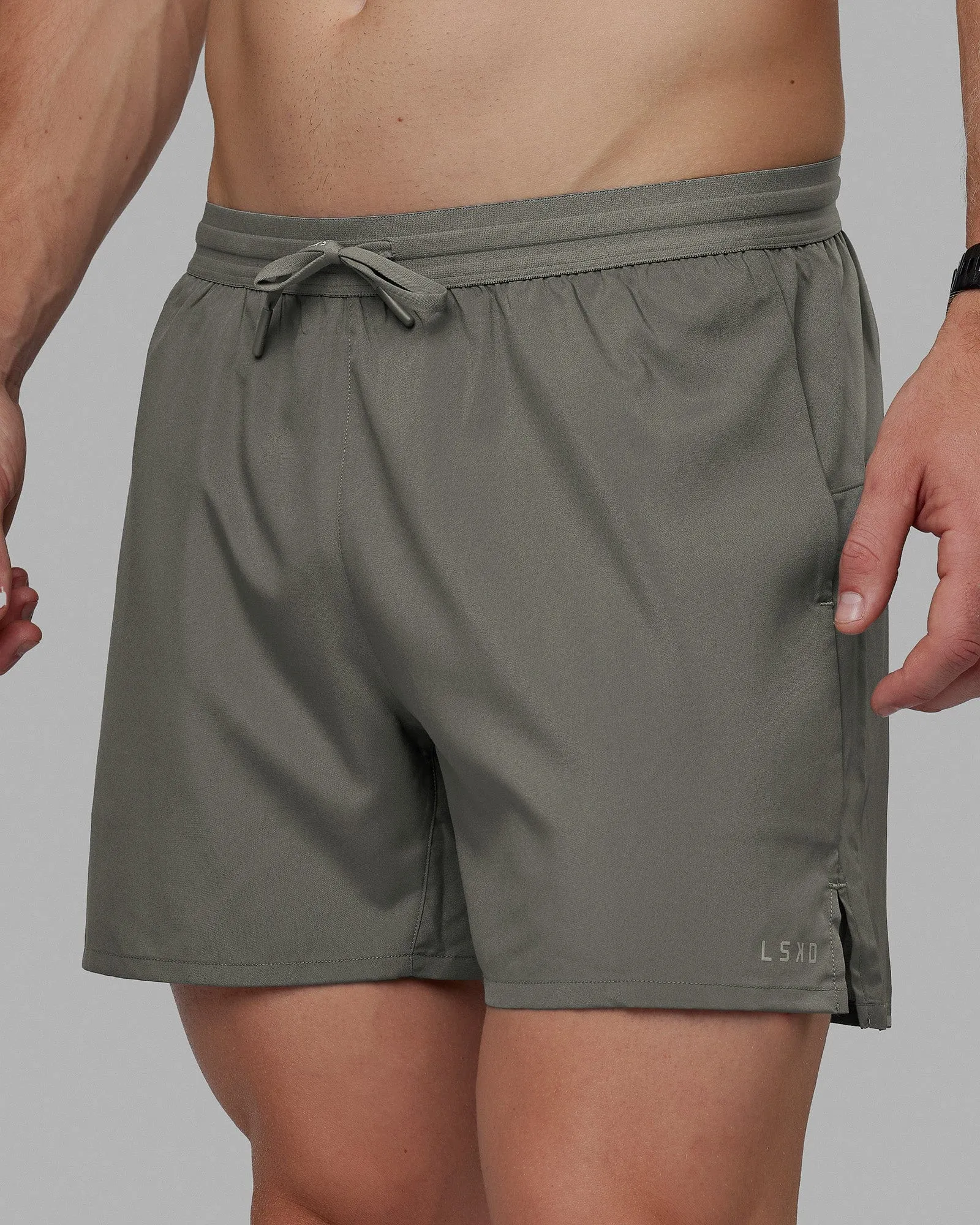 Pace 5" Lined Performance Shorts - Graphite-Reflective