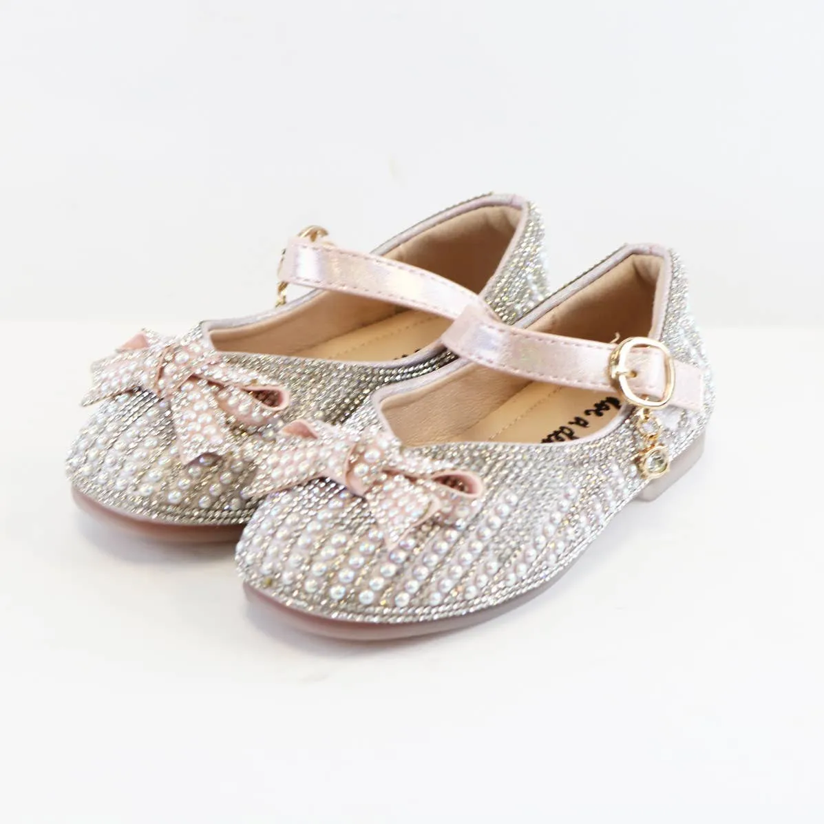 Pearl & Rhinestone Flats