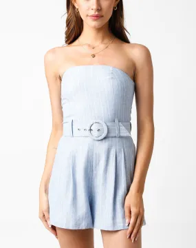 Philippa Belted Tube Romper