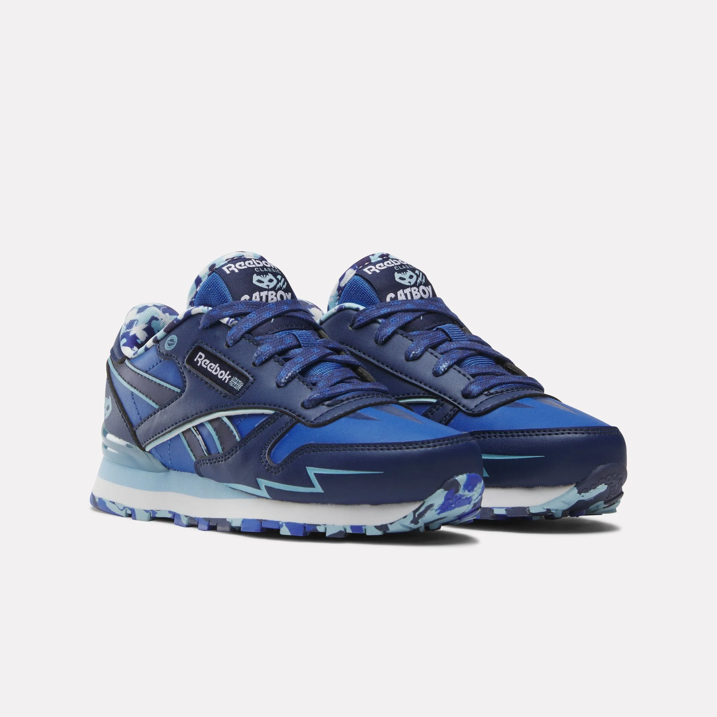 Pj Masks Classic Leather Step N Flash Blue Blast/Denim Glow/White