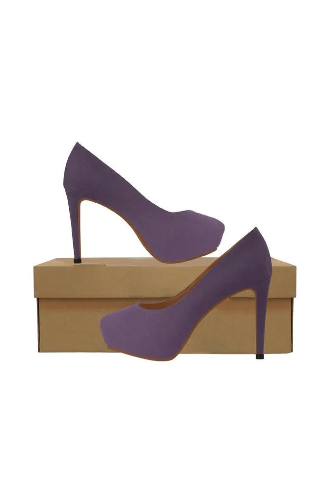 Purple Gradient Women's High Heels