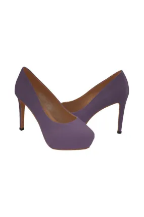 Purple Gradient Women's High Heels