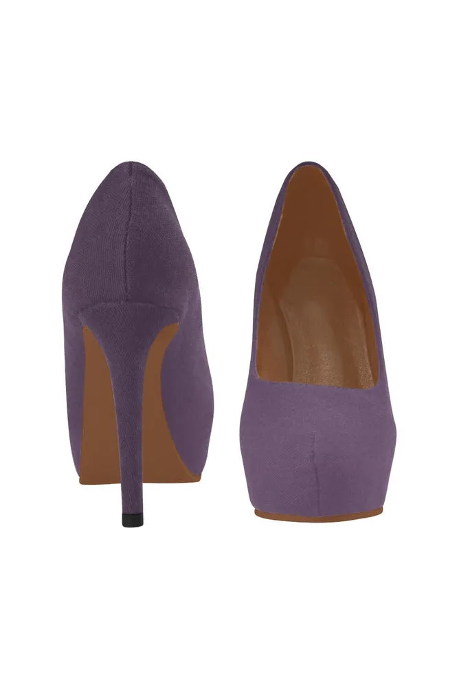 Purple Gradient Women's High Heels