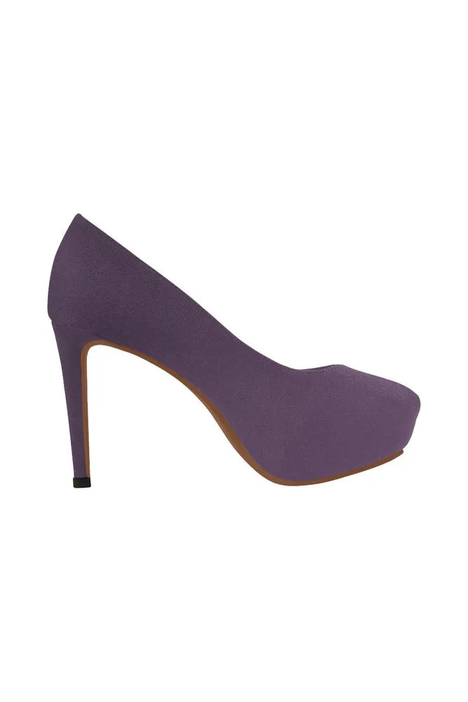 Purple Gradient Women's High Heels