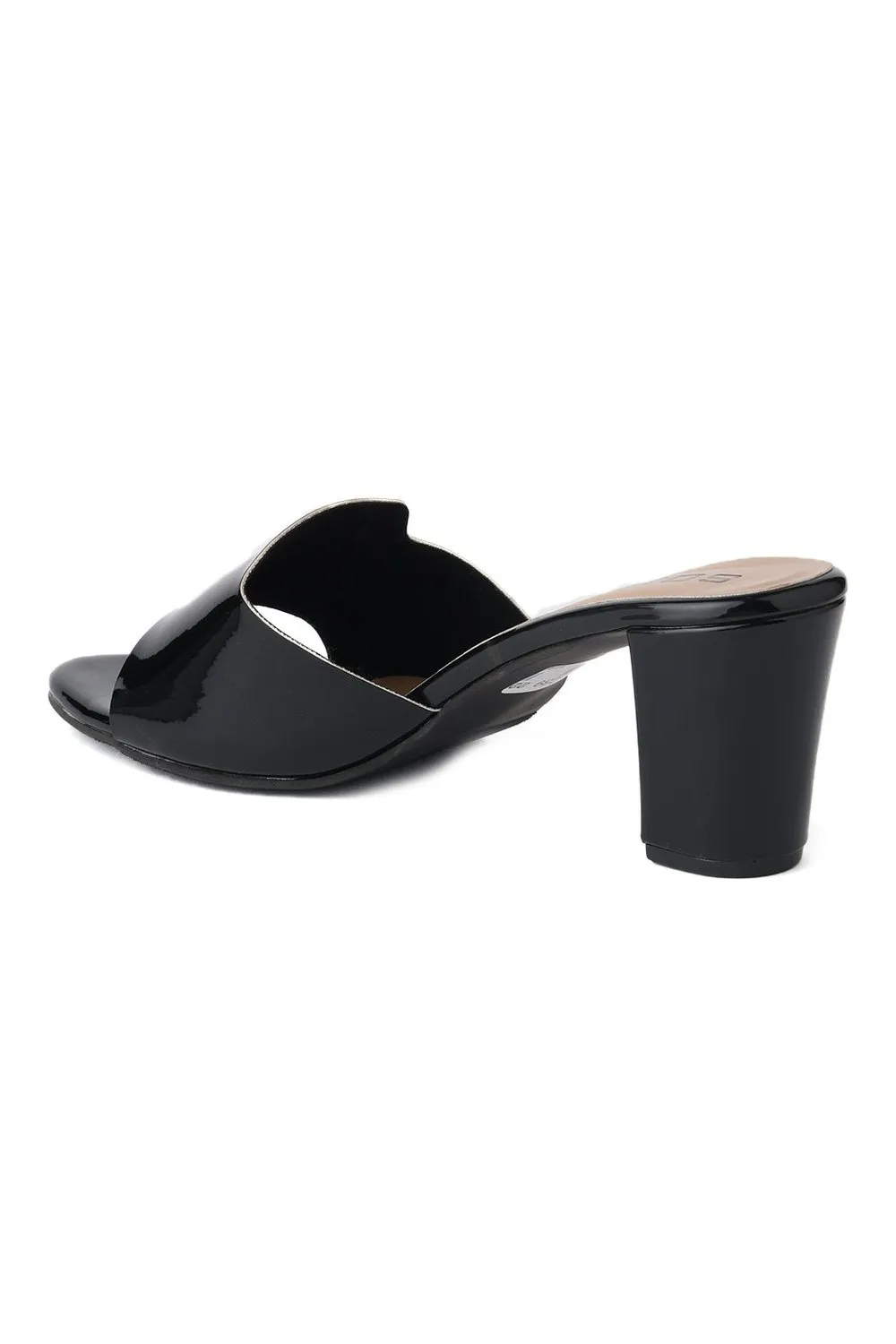 SOLES Black Block Heels - Bold Elegance