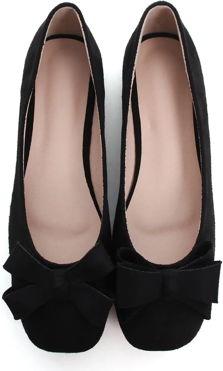 TN TANGNEST Women's Ballet Flats Cute Square Toe Dress Flats Soft Work Flats