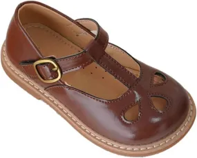 Toddler Girl Mary Jane Dress Shoes, Little Ballet Flats for 2 to 12 Girls Party School Flat Bottom Kids Slides