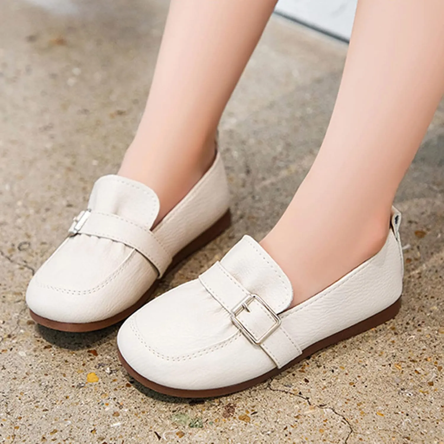 Toddler Girls Mary Jane Dress Shoes Ballet Flats Sparkly Bow Diamonds Princess Dress Shoe Anti-Slip for Party School