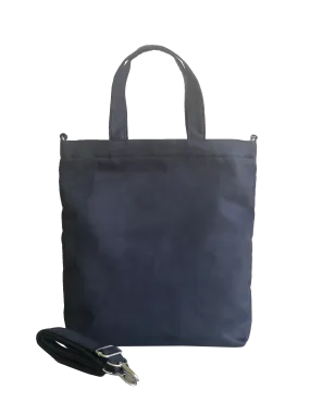 Town Crossbody Bag: Navy Vegan Suede