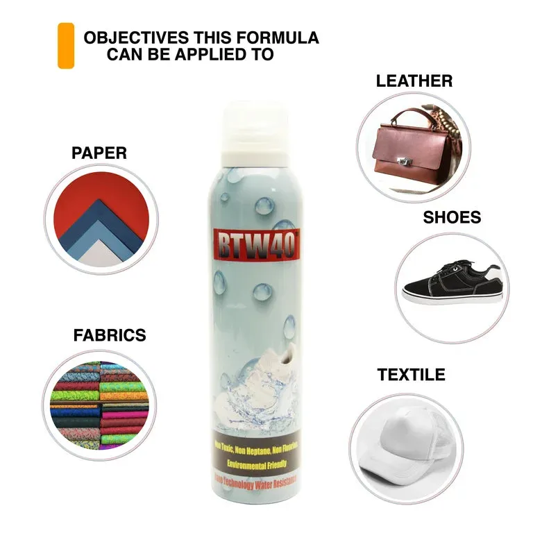 Ultimate Water and Stain Repellent Protector Spray for Genuine and Faux Leather, Suede, Paper, Cloth