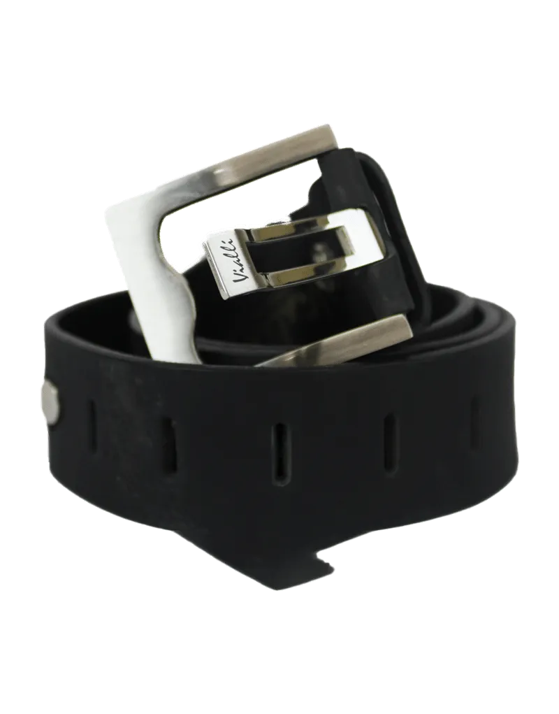Vialli Leather Collovati Black Belt