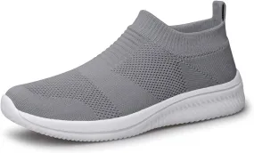 Vidbiv Men Slip on Casual Trainers Walking Shoes - Breathable Slip-on Lightweight Comfortable Tennis Mesh Sneaker