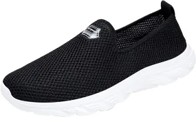 Womens White Tennis Shoes Leather Sneakers Casual Walking Shoes for Women Woman Running Shoes Comfy Loafers White Sneakers for Women Slip On